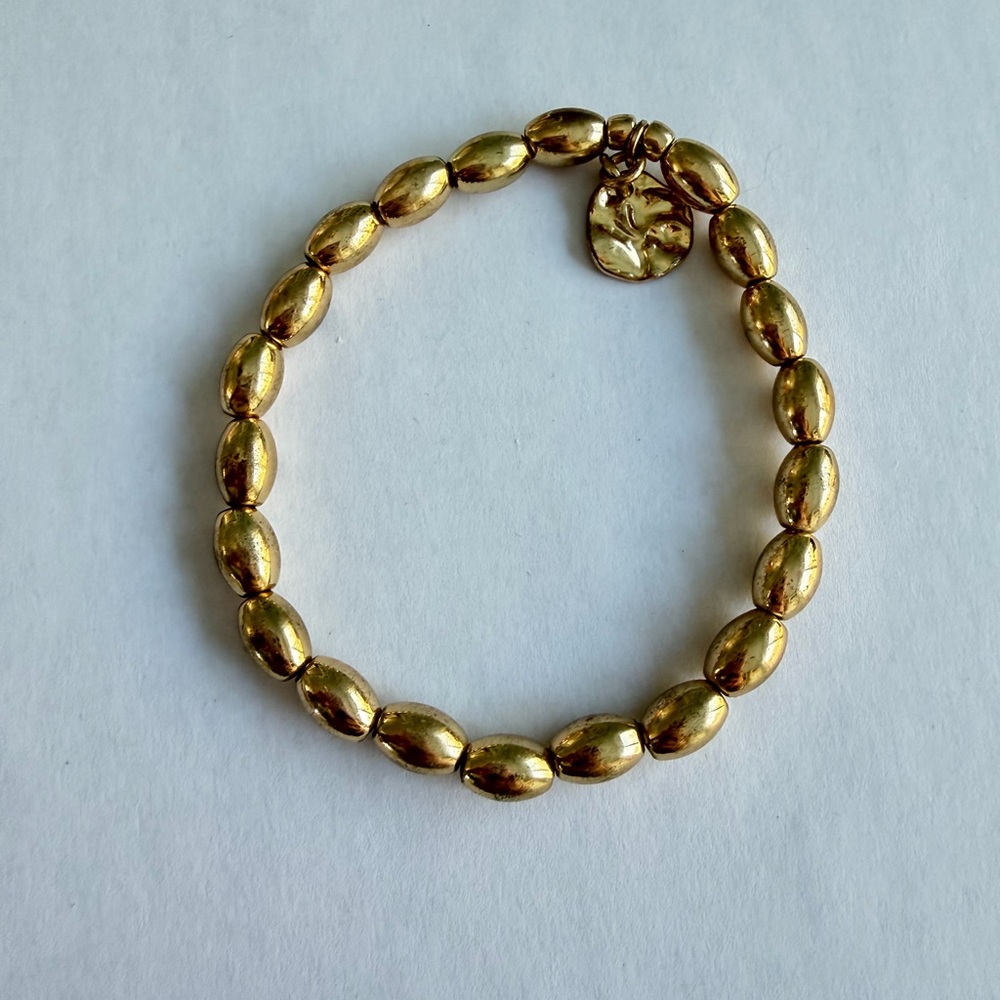 Lilly Pulitzer gold and pink 3 bracelet set - Picture 3 of 5